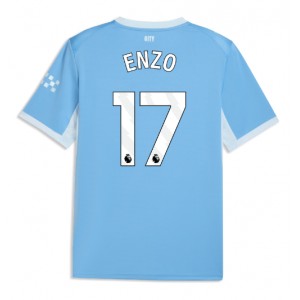 Manchester City Enzo Fernandez #17 Jalkapallovaatteet Kotipaita 2026-27 Lyhythihainen